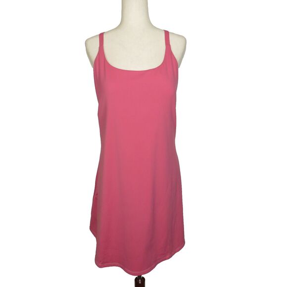 Halara Cloudful Dusty Rose Adjustable Strap Built In Bra Romper Dress Plus 2X - Picture 1 of 4